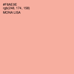 #F8AE9E - Mona Lisa Color Image